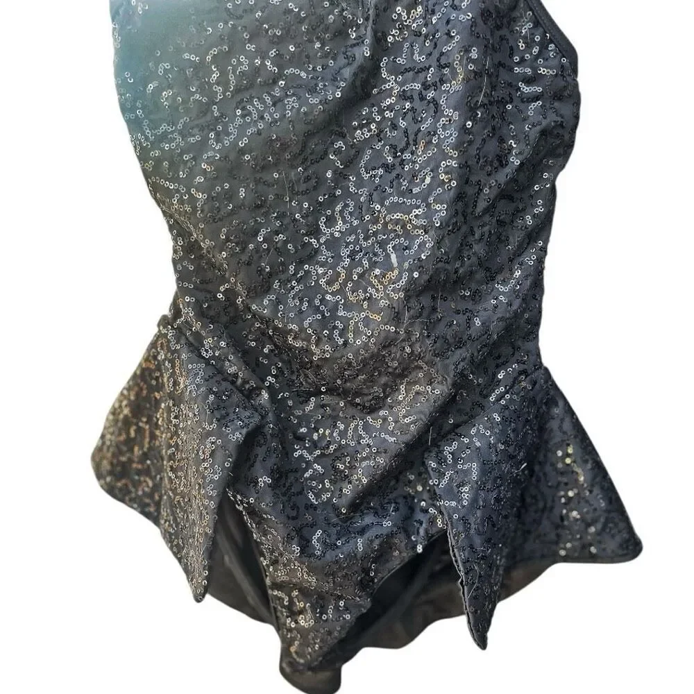 Girls Weissman Balera Girls Sequin Dance Ice Skating Competition Costume Size Me